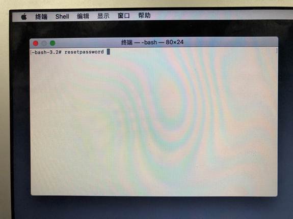 重置macOS用戶密碼