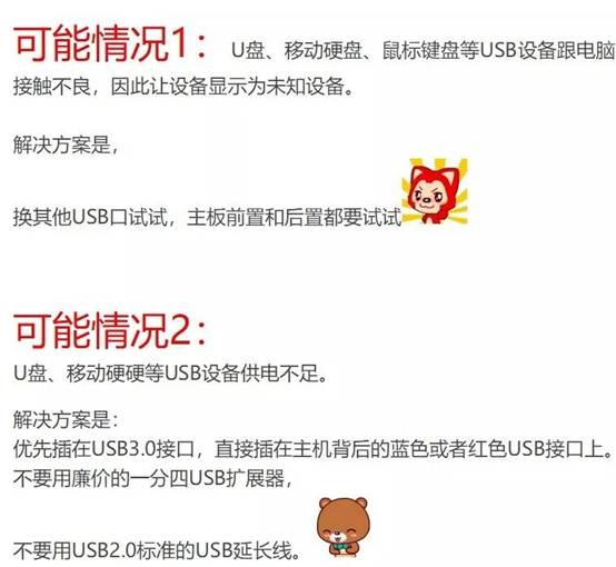 無法識別USB