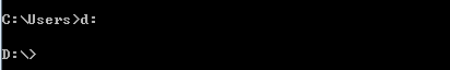 常用DOS命令