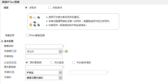 華為IPSEC隧道建立
