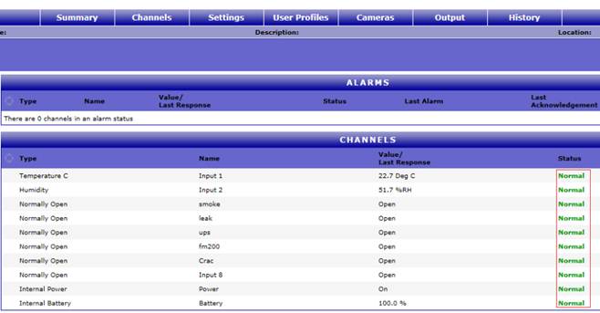 Sensaphone IMS-1000觸發(fā)報(bào)警設(shè)置
