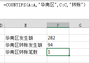 Excel多條件匯總