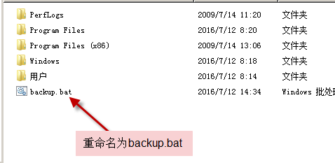 自動備份