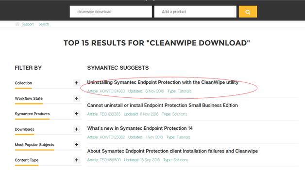 卸載Symantec